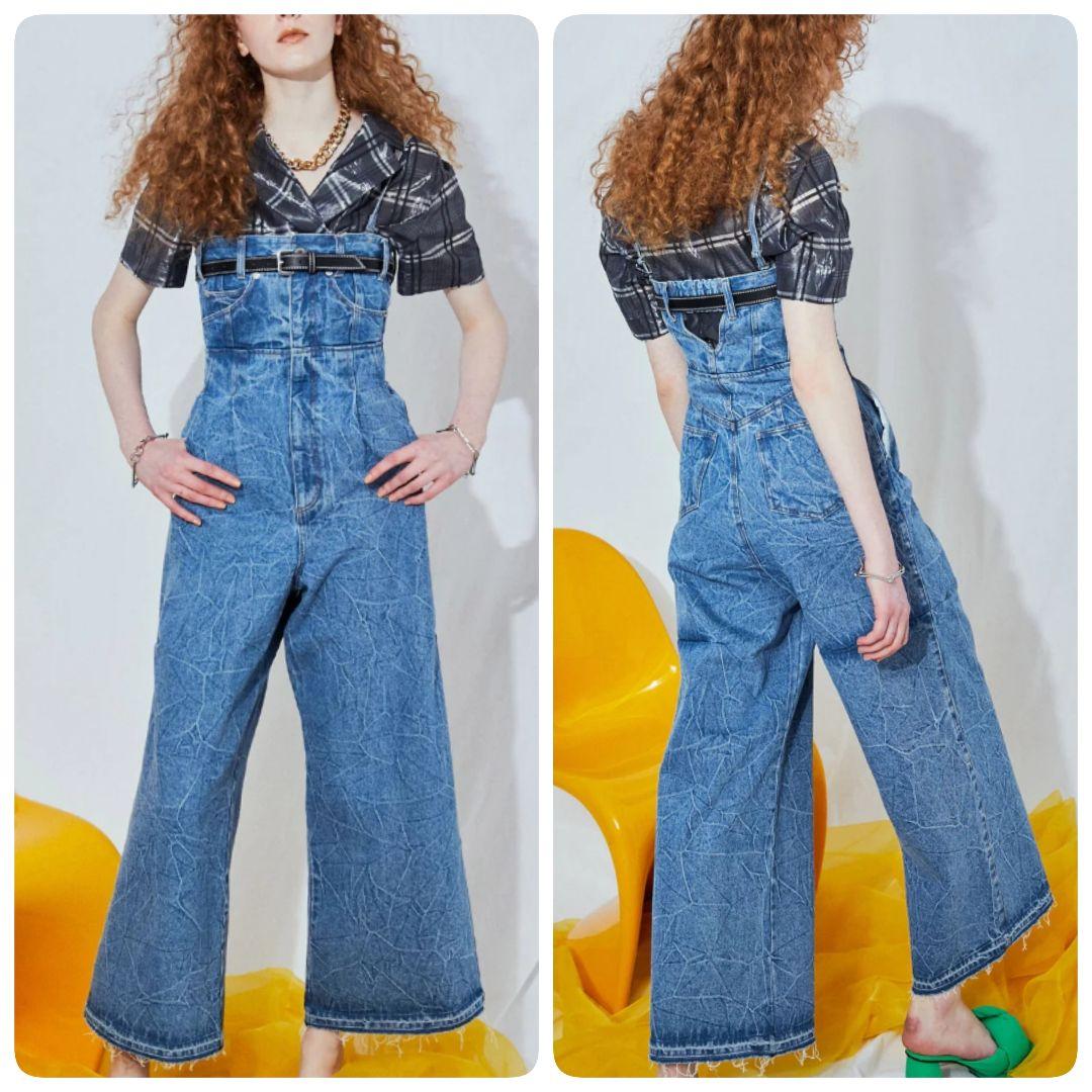 KONAR♪　メゾンスペシャル デニム オールインワン 2点