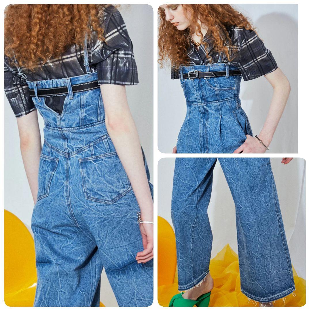 KONAR♪　メゾンスペシャル デニム オールインワン 2点