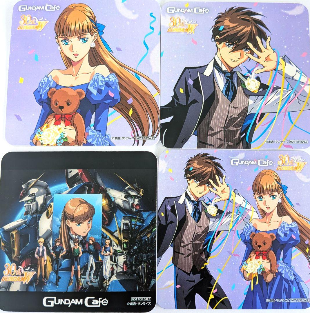 新機動戦記ガンダムW ヒイロ デュオ リリーナ コースター - メルカリ