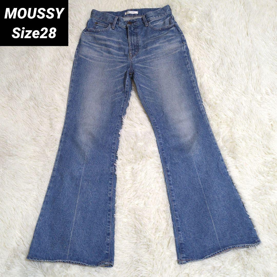 希少☆MOUSSY（マウジー）MVS FLARE デニム 28インチ - メルカリ