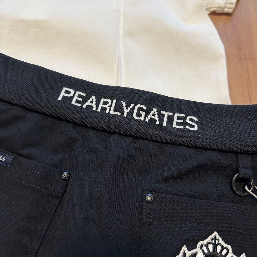 パーリーゲイツ 半袖ポロシャツ スカート アクセサリー付き サイズ0 白