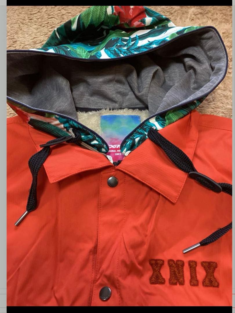 新品 xnix オレンジフェニックス コーチジャケットレディースSスノボ