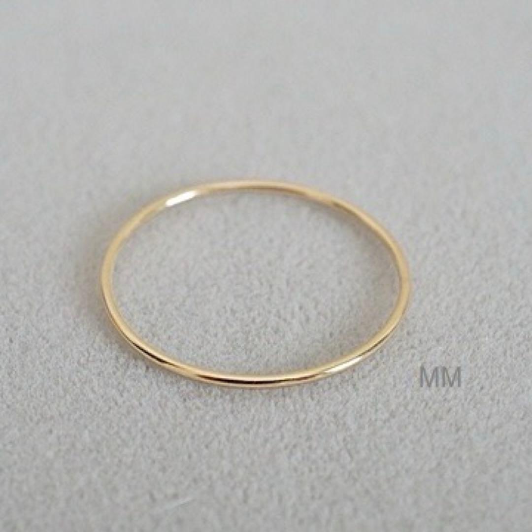 《刻印あり》新品 K10YGスキニーリング11号