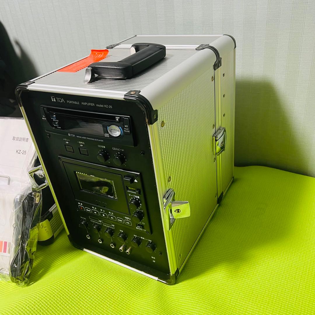 美品 TOA KZ-25 PAアンプ ポータブルアンプ カラオケ - メルカリ