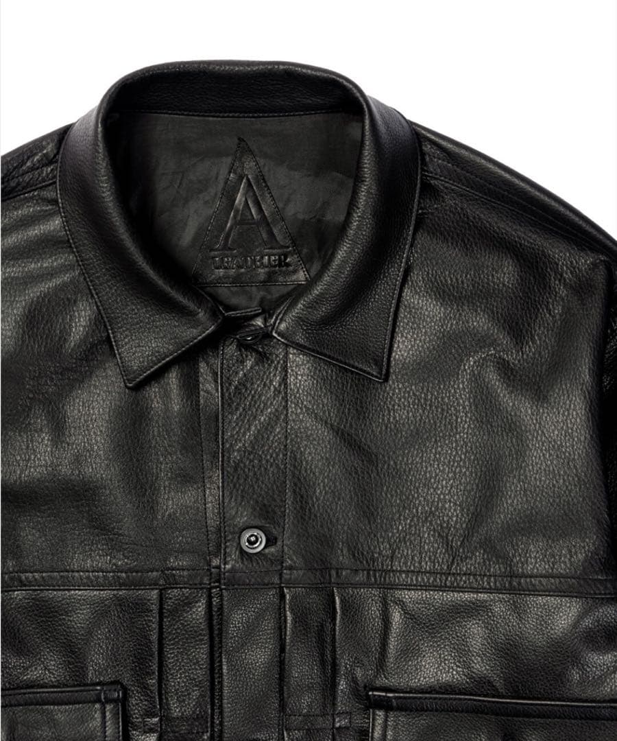 A leather 【NEW】TRUCKER JACKETトラッカージャケット - メルカリ