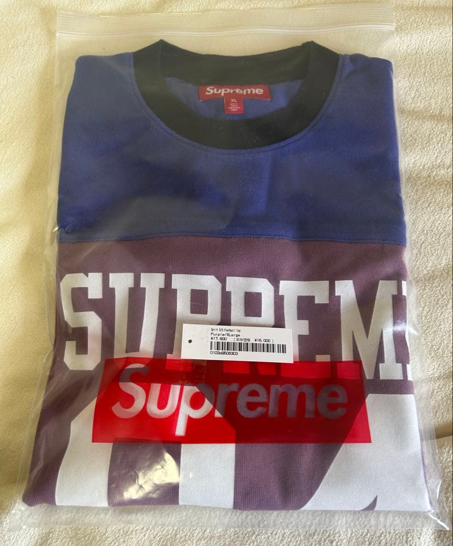 ユニフォーム Supreme Split S/S Football Top \"purple\"