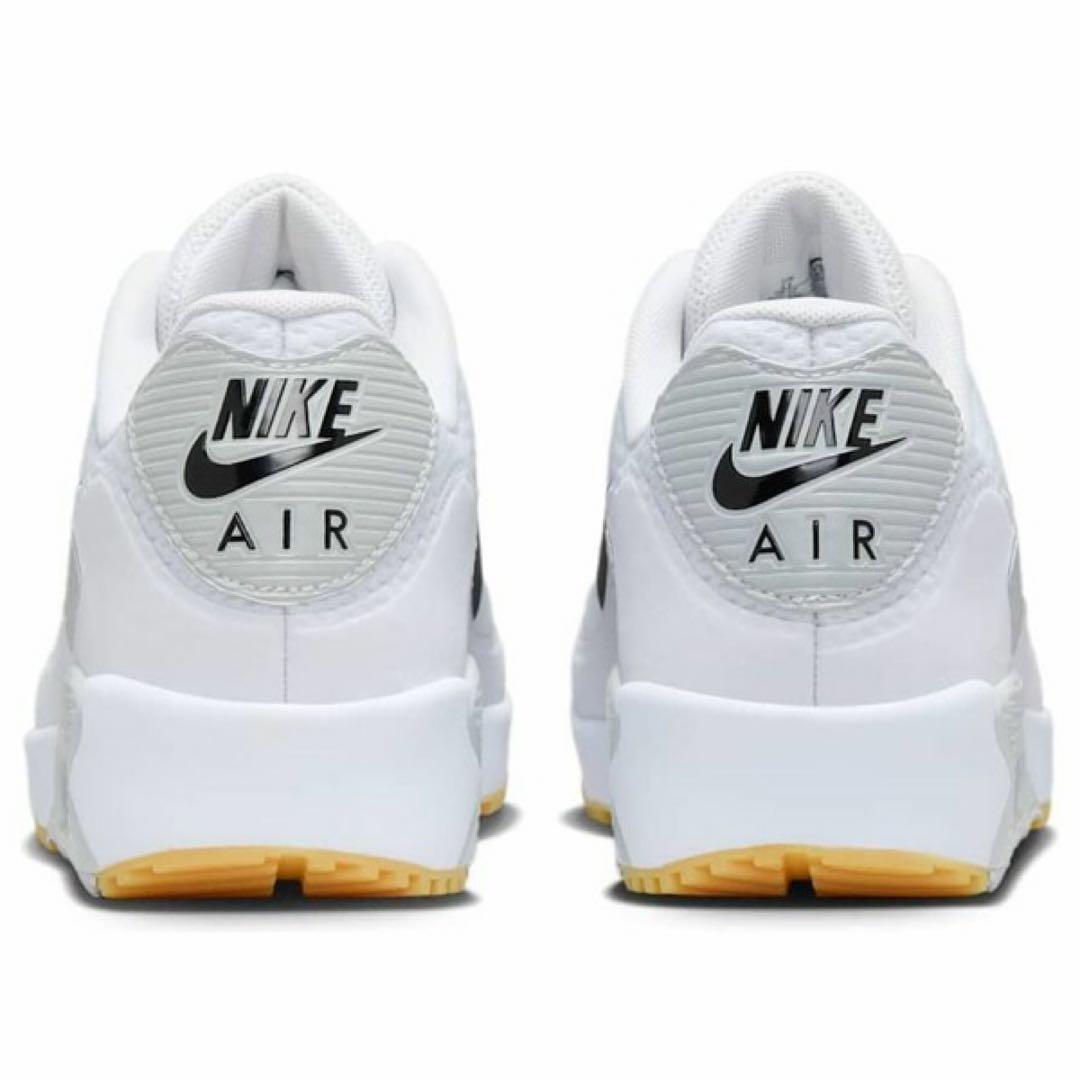 ナイキ ゴルフ 26.5cm エアマックス 90 シューズ スパイク 靴 白