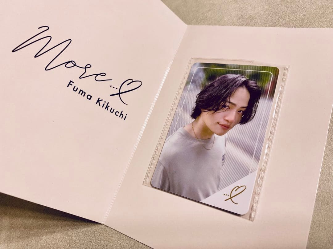 菊池風磨 more ゴールド会員限定 トレカ - メルカリ