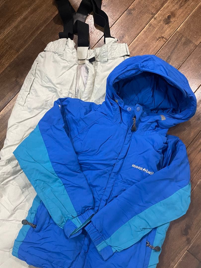 mont-bell 子供用スキーウェア 140モンベル スキーウェア 上下 140cm