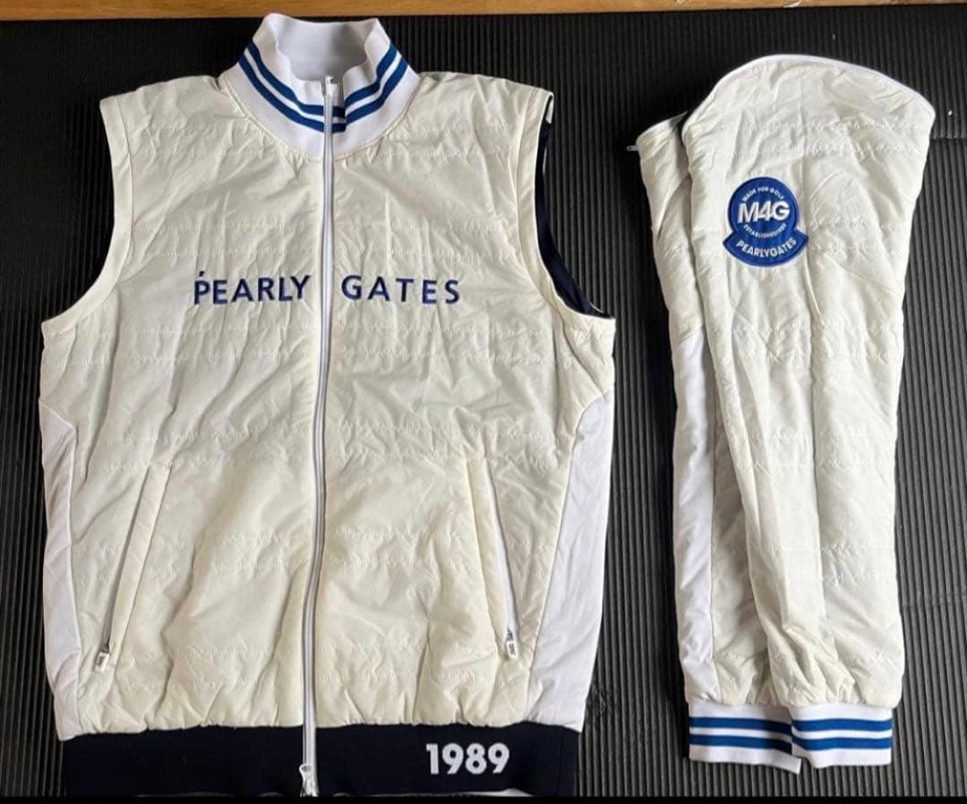 美品)お買得パーリーゲイツ4wayリバーシブルアウター(5)パンツ(4