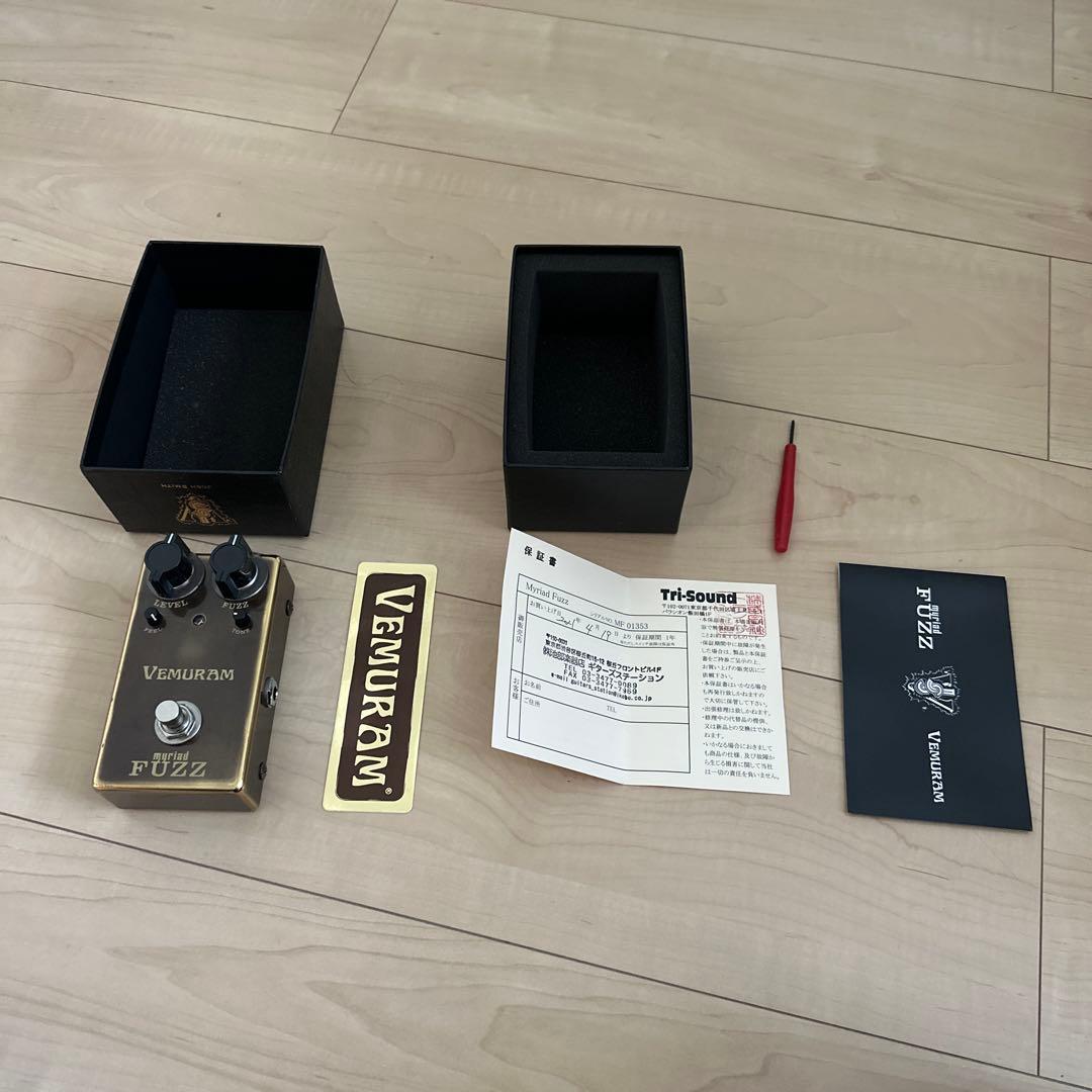 Vemuram Myriad Fuzz 初期値 1000番代ギターエフェクター Vemuram Myriad Fuzz 初期値 1000番代ギターエフェクター Vemuram