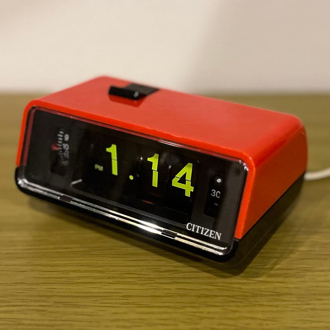 【メンテ済・動作正常】美品！CITIZENパタパタ時計ハイリーフカーチス 赤黒 2026年最新】CITIZEN 5RD025の人気アイテム - メルカリ