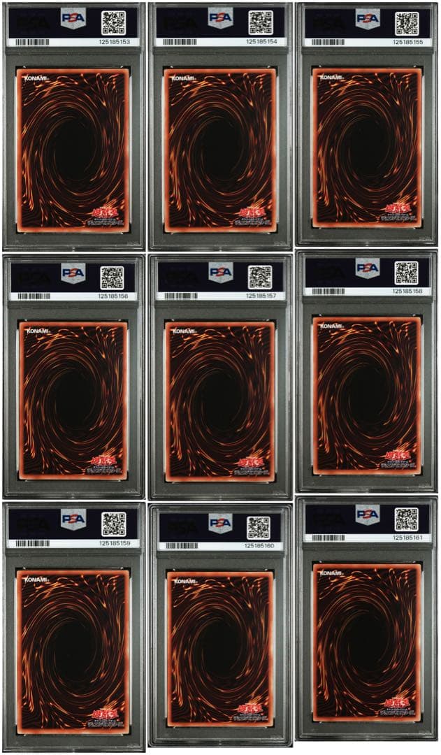 PSA10 9連番 遊戯王 ブラック・マジシャン・ガール　セブンイレブン