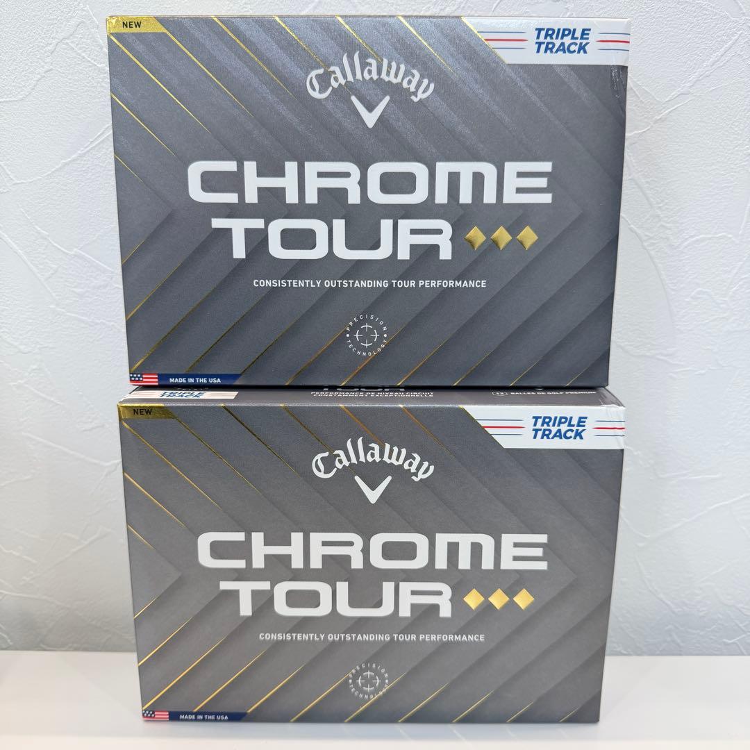 キャロウェイ(Callaway) ゴルフボール CHROME TOUR Callaway（キャロウェイ） 日本正規品 CHROME TOUR ◇◇◇ TRIPLE