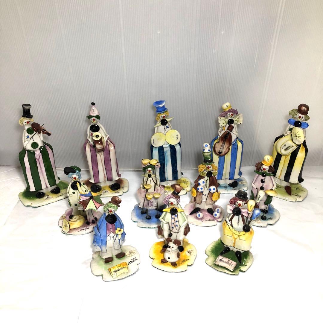 ZAMPIVA ザンピバ ピエロ 置物 陶器 7体セット イタリア製 - メルカリ