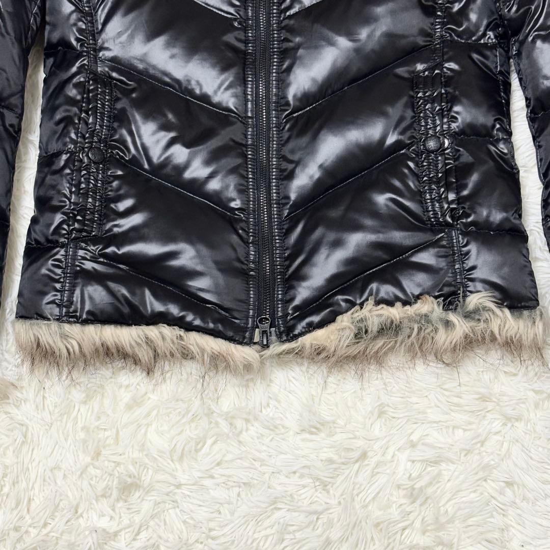 y2k ニコルクラブフォーメン ファーダウンジャケット 短丈 お兄系 00s