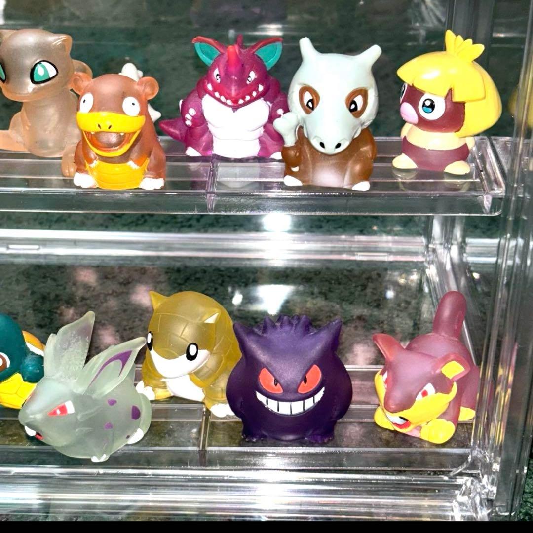 早い者勝ち！【激レア】ポケモンキッズ ポケモン 指人形 クリア 34体