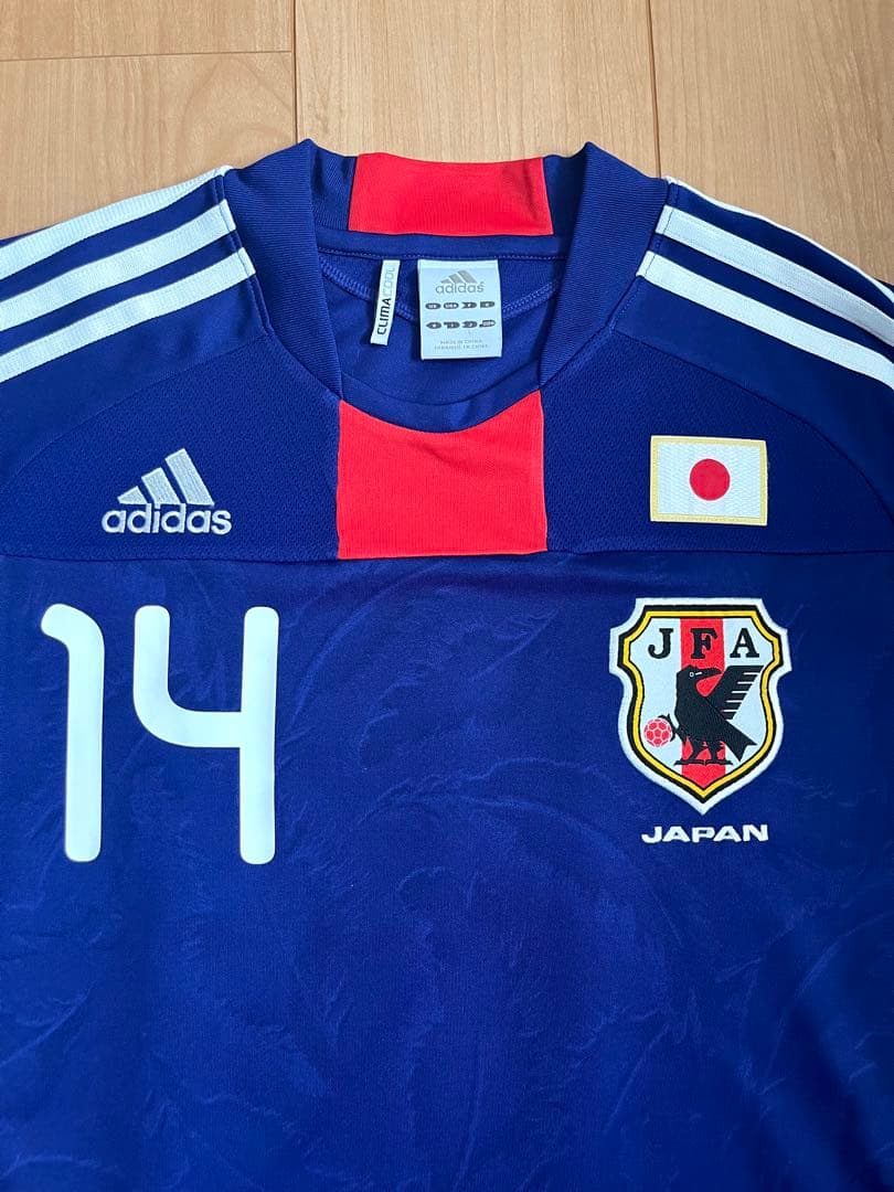 adidas 2010年 南ア W杯 日本代表 ユニフォーム 中村憲剛 14番 - メルカリ