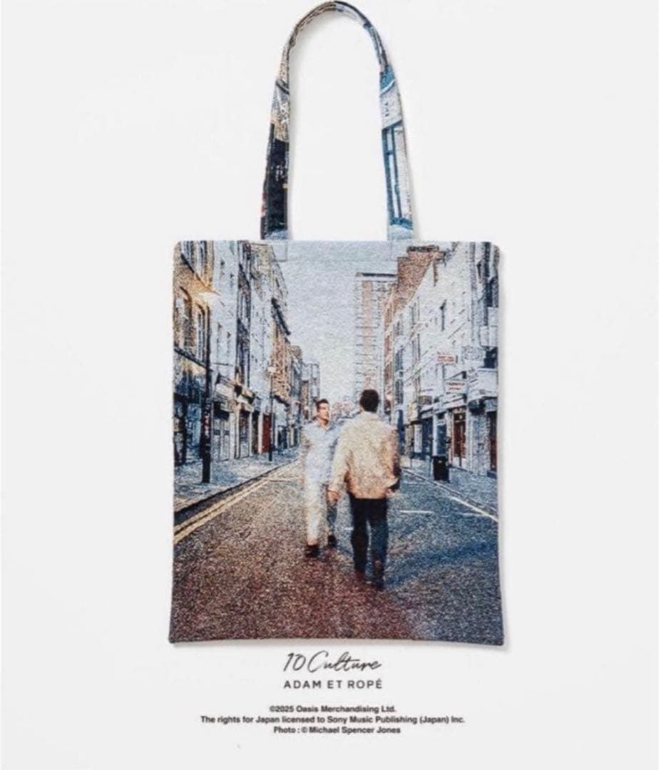 oasis Morning Glory Artwork Design トート 242EtsyFrame2COMPLETEOasisMorn