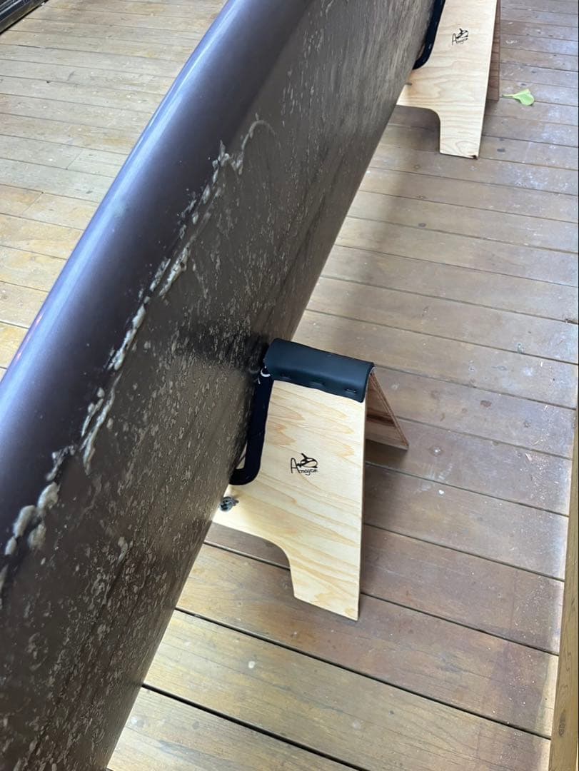 オリジナル】サーフボードスタンド 木製 ロングボード - メルカリ