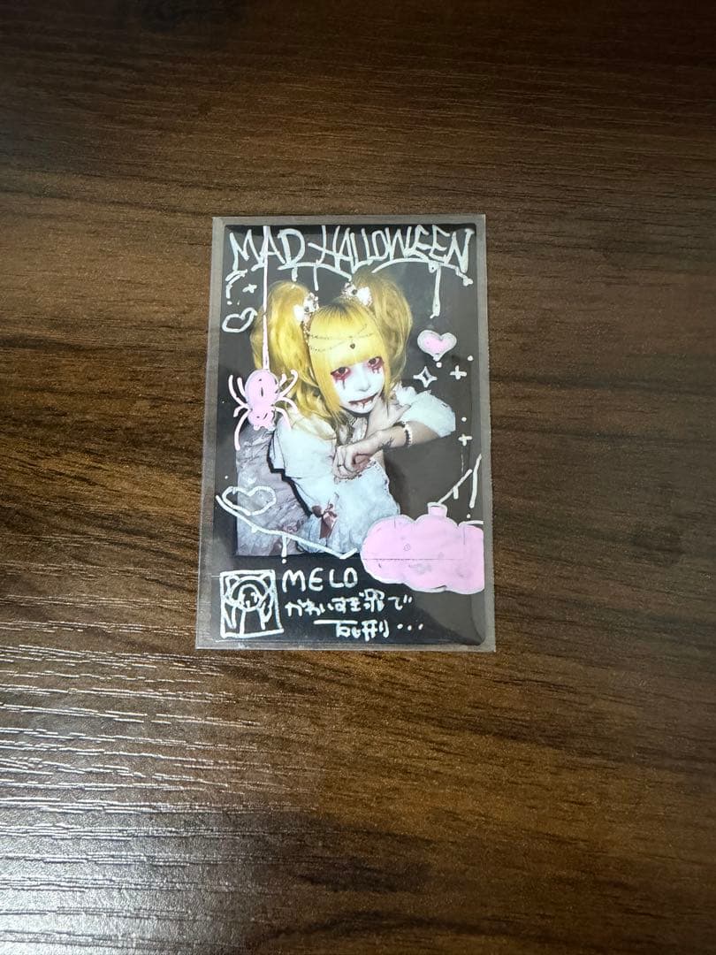 マザリ 死ヰメロアンチ ハロウィンデコチェキ - メルカリ