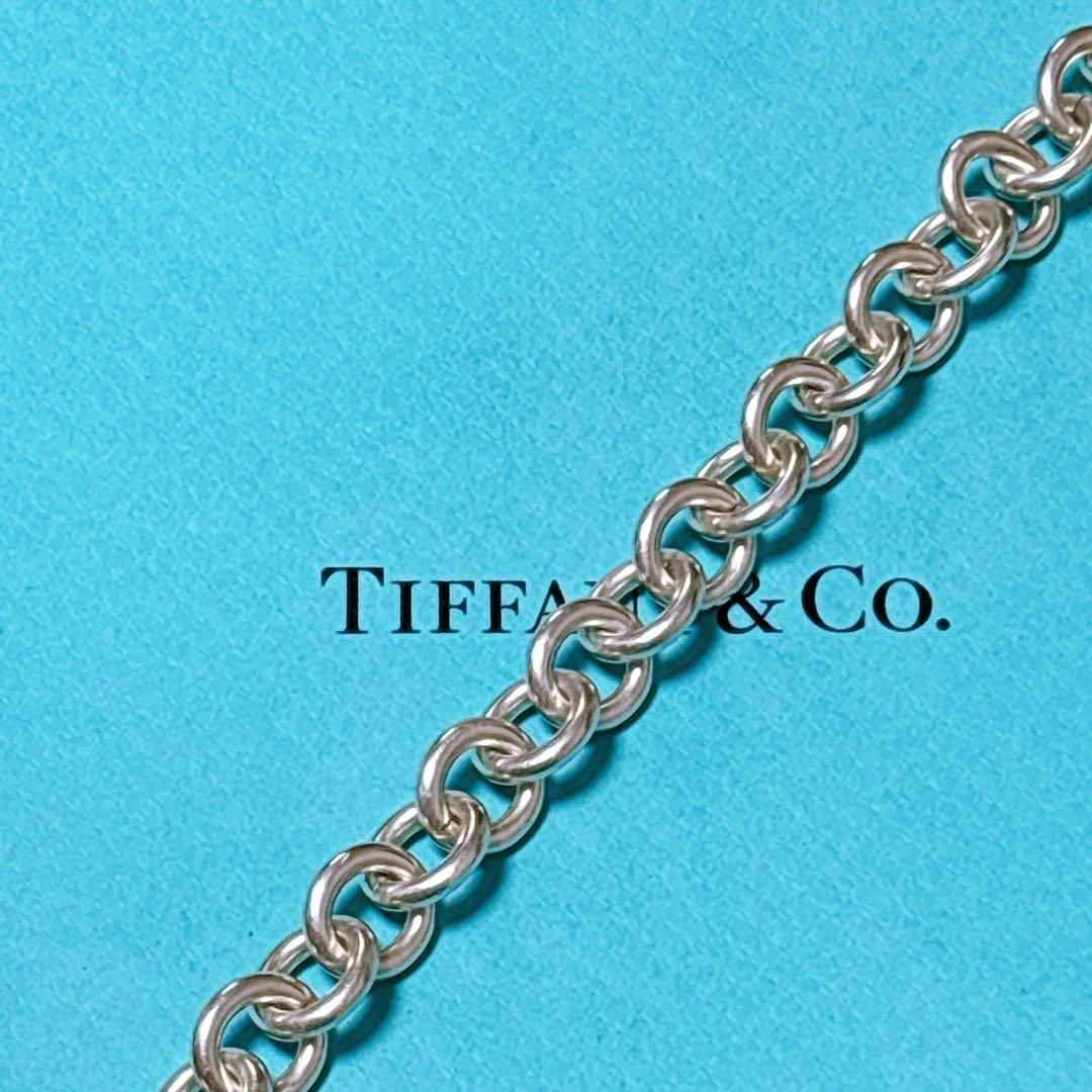 【美品】19.3cm ティファニー ハートタグ ブレスレット SV925