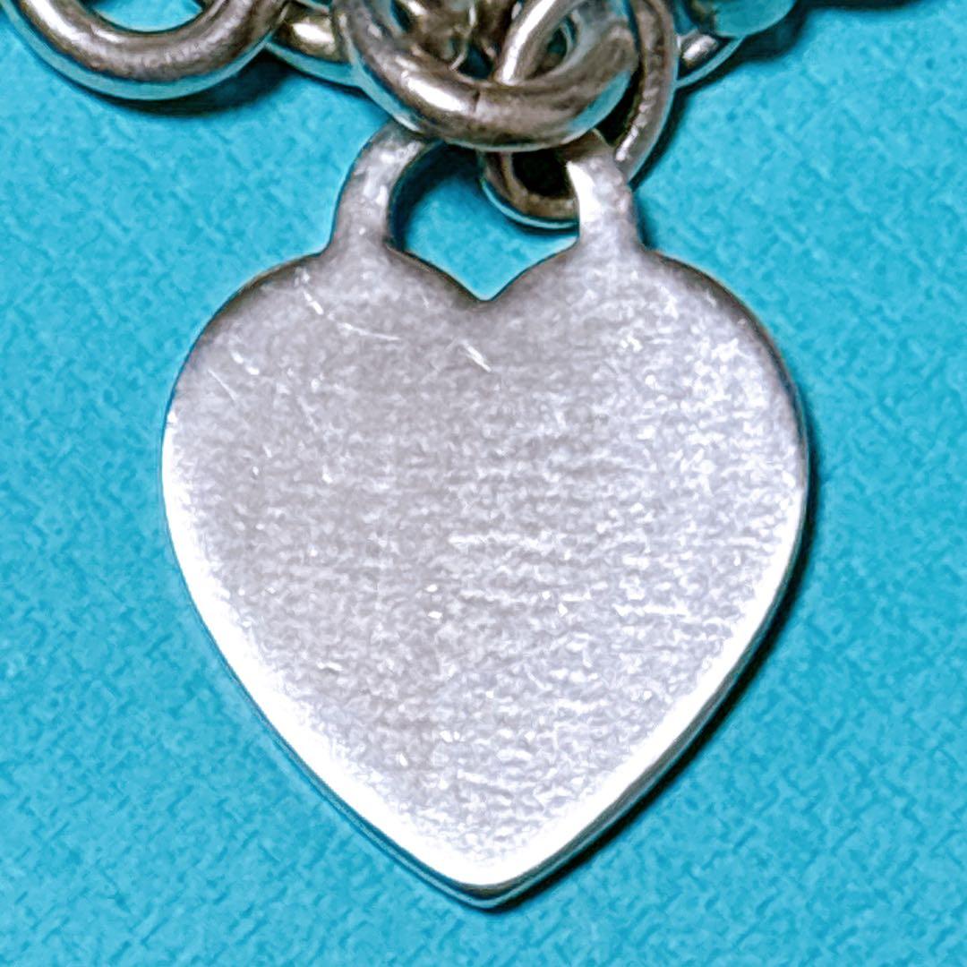 【美品】19.3cm ティファニー ハートタグ ブレスレット SV925