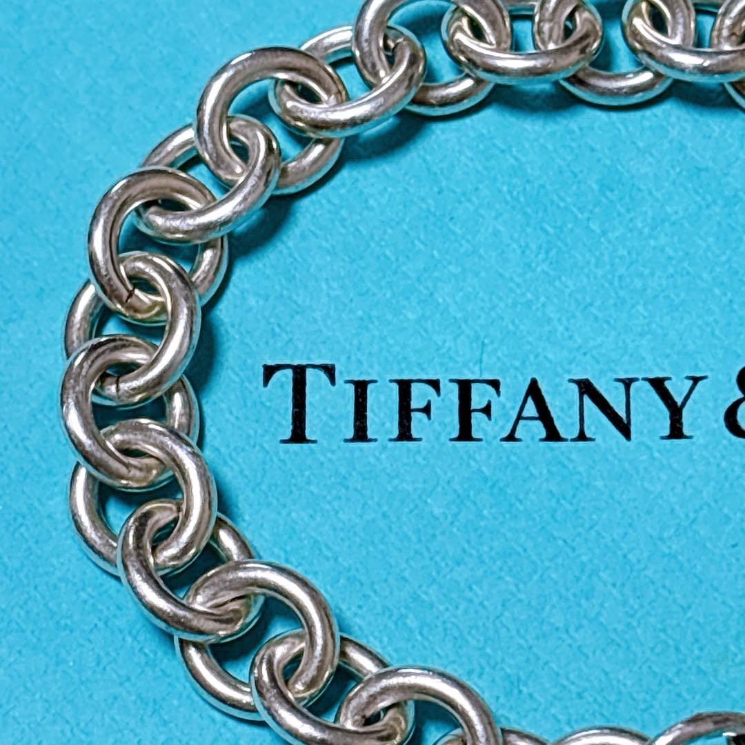 【美品】19.3cm ティファニー ハートタグ ブレスレット SV925