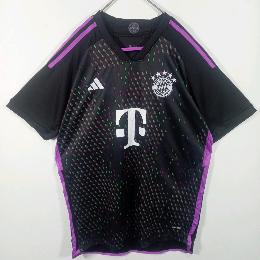 adidas バイエルンミュンヘン 23/24 アウェイユニホーム XXL - メルカリ