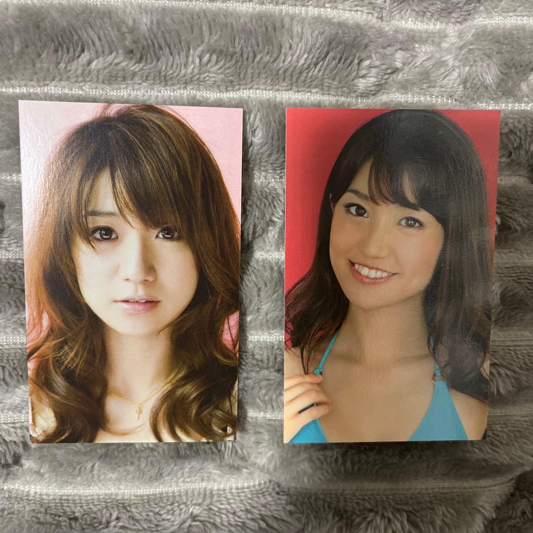 元AKB48大島優子 写真カード2枚セット（裏面付） - メルカリ