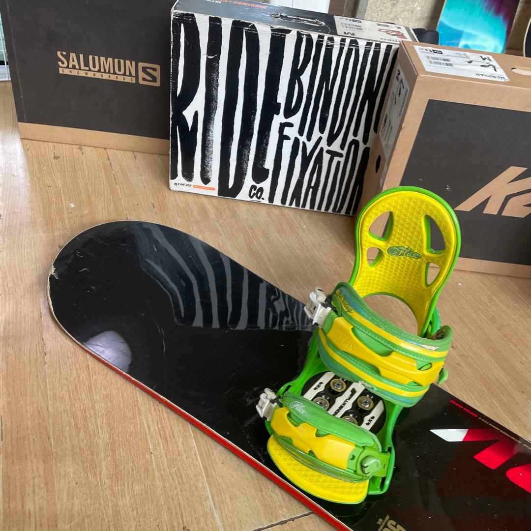 NOVEMBER 良質国産 スノーボードセットOGASAKA製 バインディング付