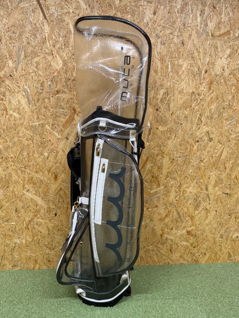 muta キャディバッグ クリア(クロコ柄)