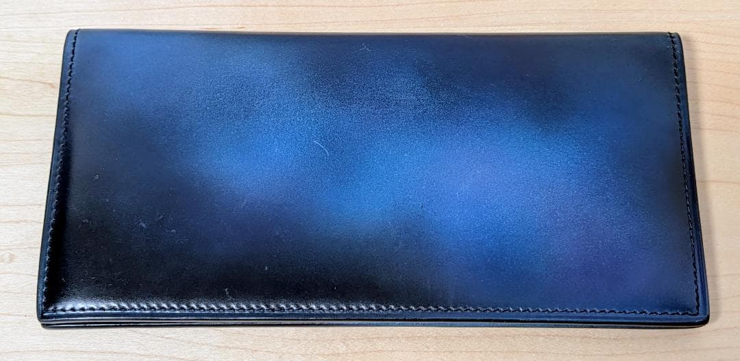 YUHAKU コードバン 長財布 特注カラー 幻影 - メルカリ