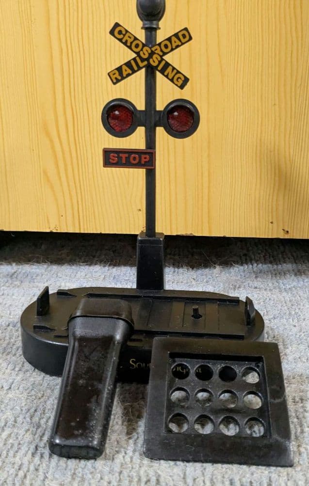E67 蒸気機関車型灰皿 電子音信号 踏切信号機