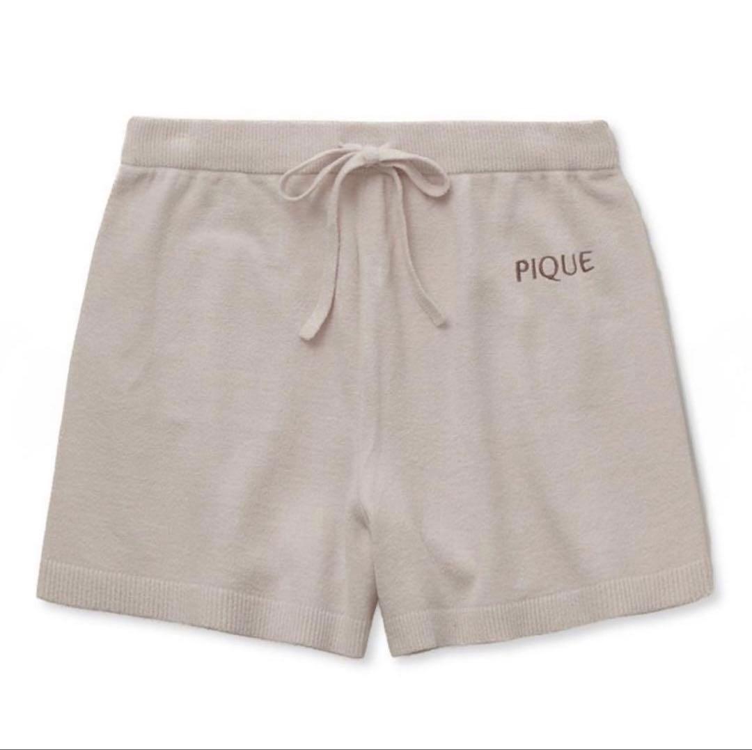 ジェラートピケ ツインキャットジャガードプルオーバー ショートパンツ