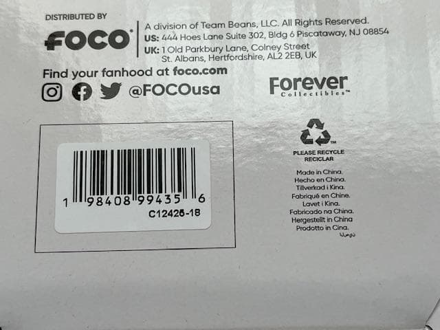 限定504個大谷翔平FOCO8インチエクスクルーシブ エリーアイコン