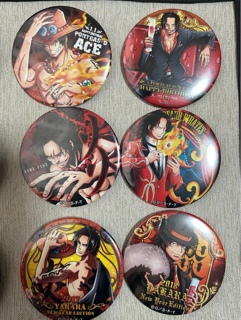 エース 輩缶バッジ まとめ売り 12個