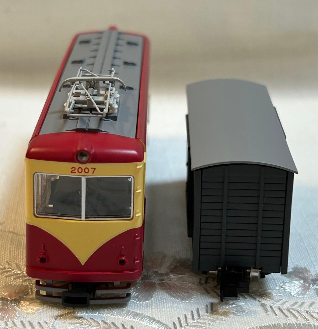 トミーテック 富井電鉄　猫屋線 直通用路面電気機関車＋客車/貨車セット　2両2点