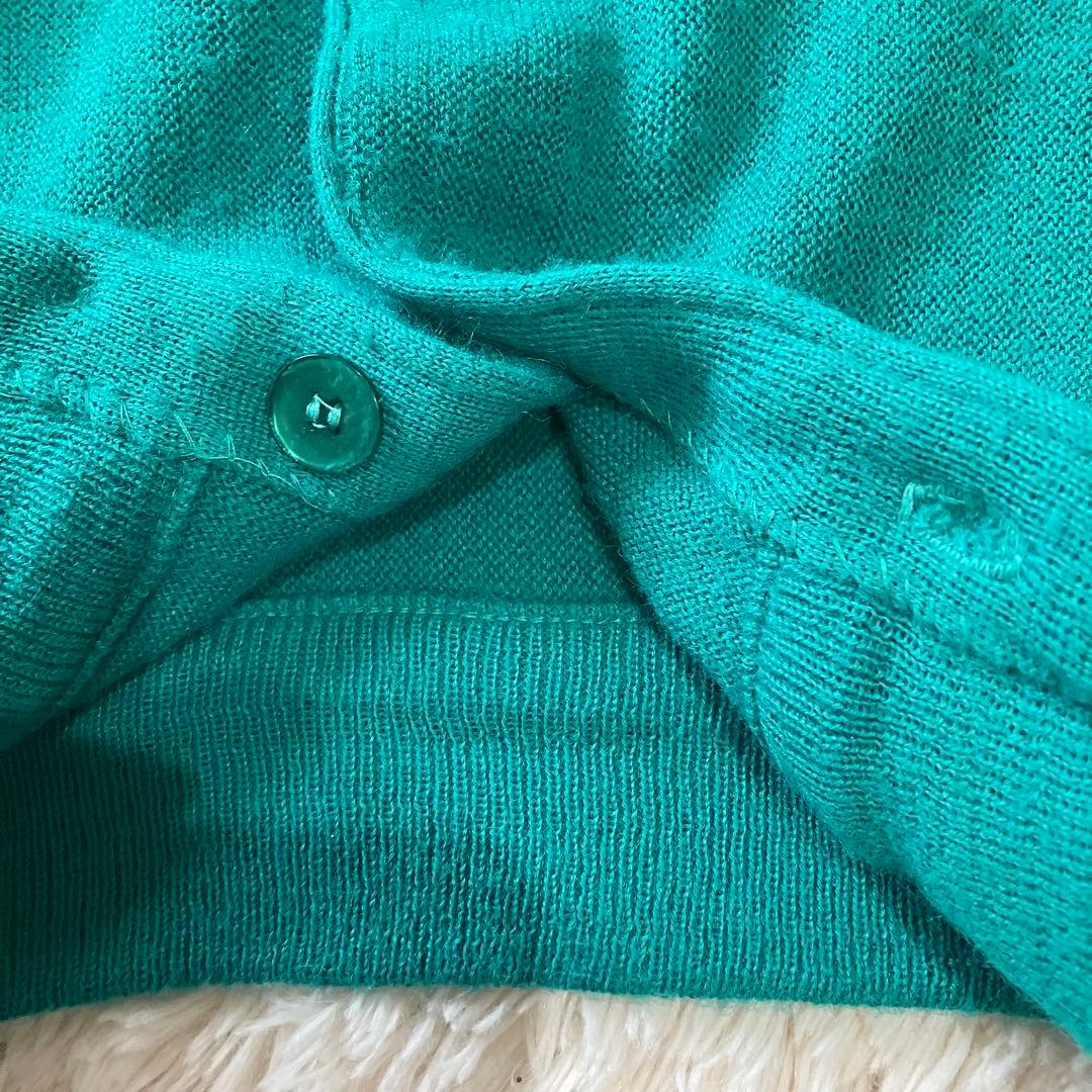 ロードジェフ LORD JEFF 70s カーディガン USA製 ティファニー色