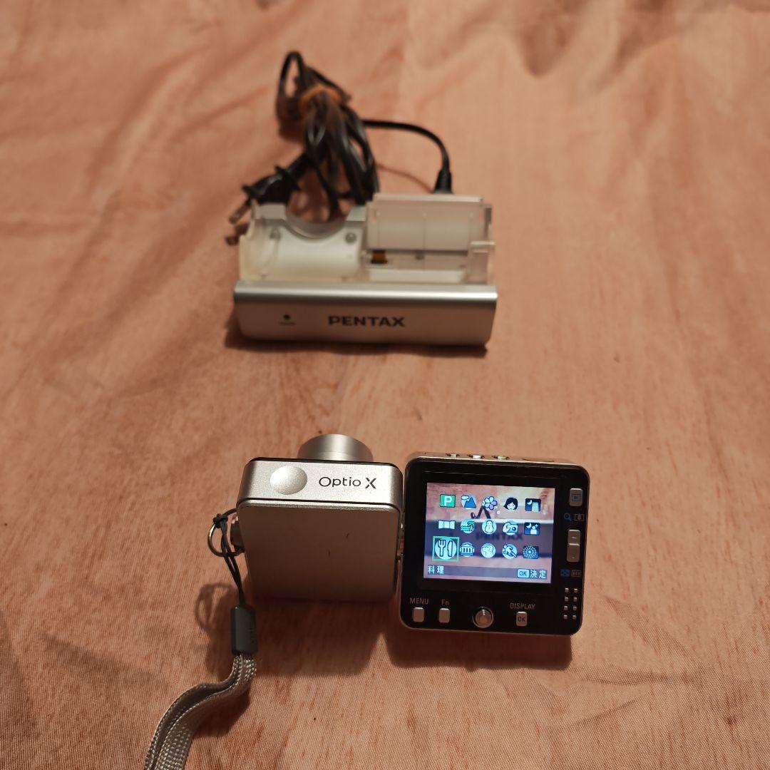 d*9様 PENTAX Optio X 本体 充電器付 DC89 ペンタックス Optio P70 P80 WS80 H90 W90 等対応USB充電器