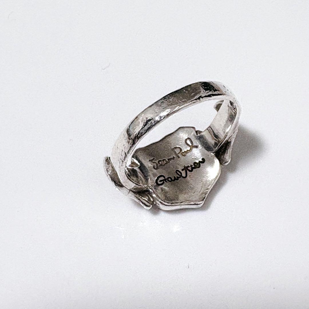 ✨希少✨ジャンポールゴルチエ リング 指輪 ロゴ文字 シルバー 刻印
