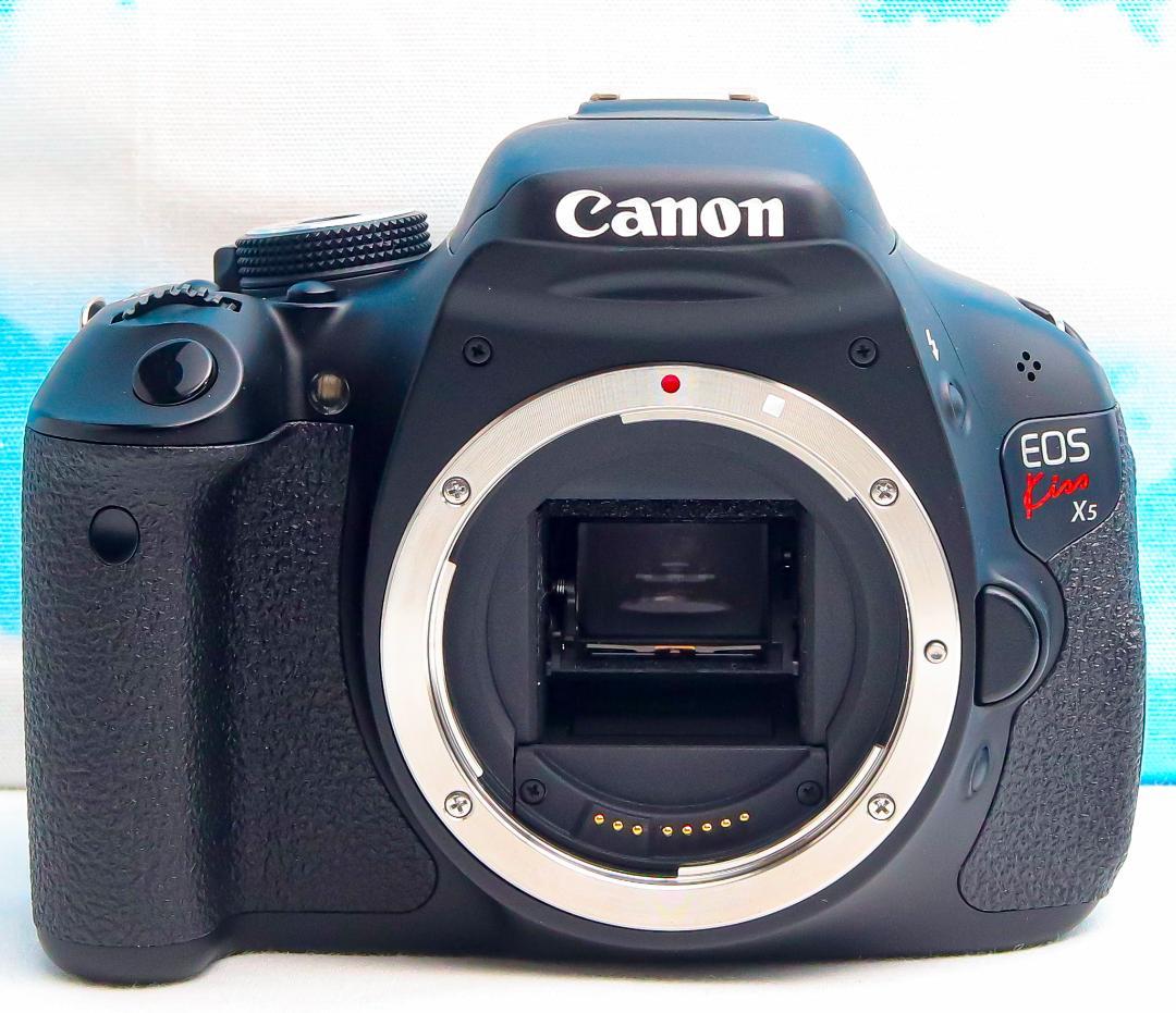 Canon キャノン Kiss X5⭐️スマホに送れる⭐️初心者おすすめ - メルカリ