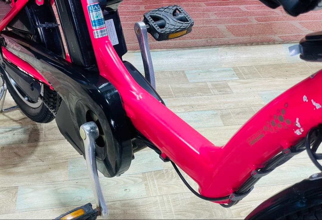 ZK3467 電動自転車 ブリヂストン アンジェリーノ 子供乗せ 20インチ