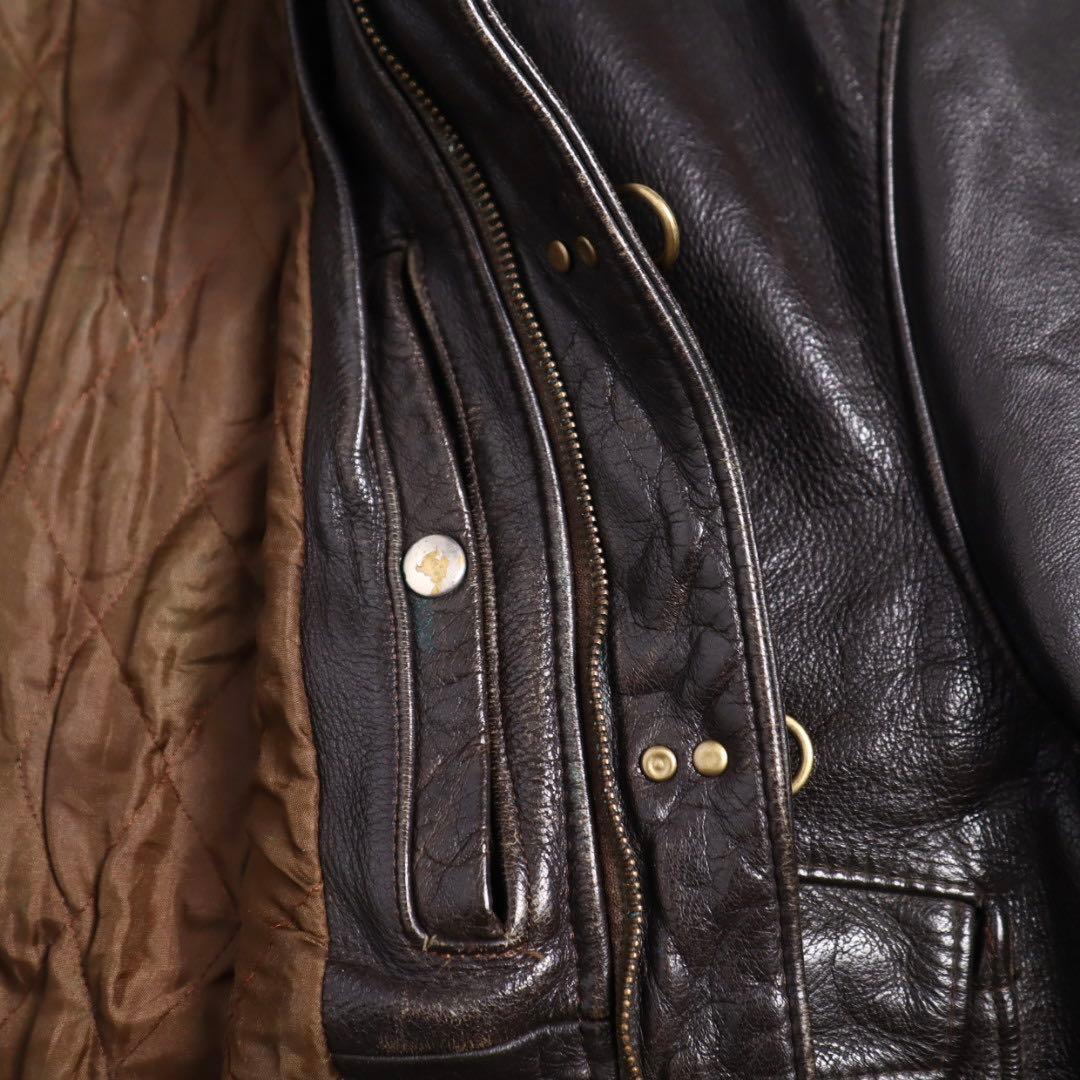 Vintage 70s 80s A2 G1 ファイヤーマン レザージャケット - メルカリ