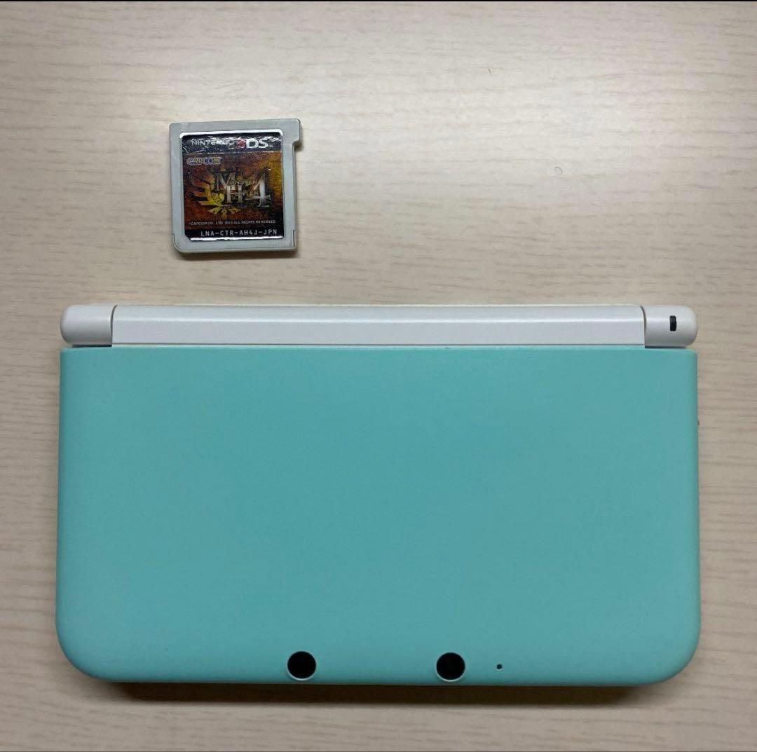 美品Nintendo ニンテンドー 3DS LL ミント×ホワイト カセット付き ニンテンドー3DS LL ミント×ホワイト【買取価格】｜ゲオの宅配買取