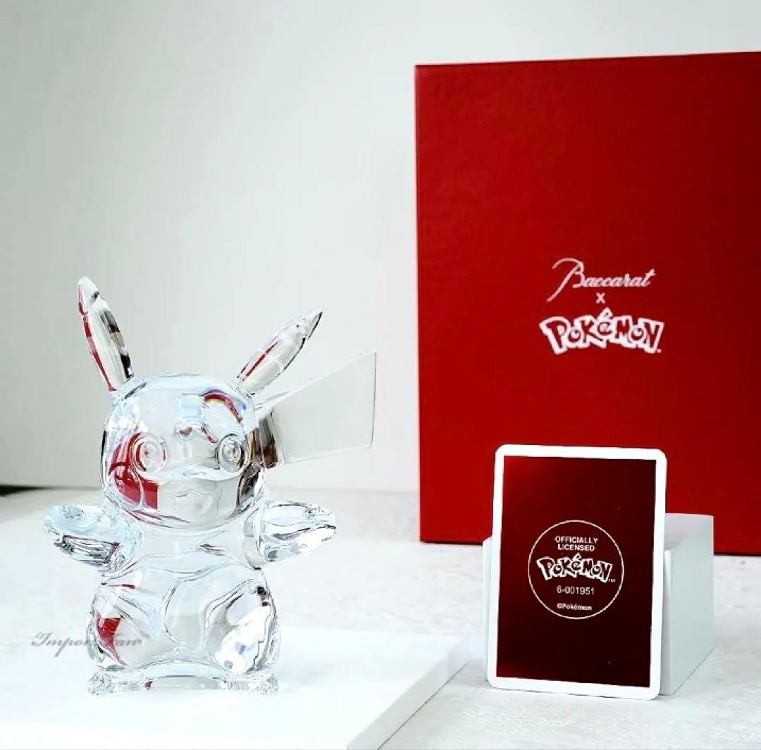 Baccarat バカラ ポケモン ピカチュウ クリスタルフィギュア