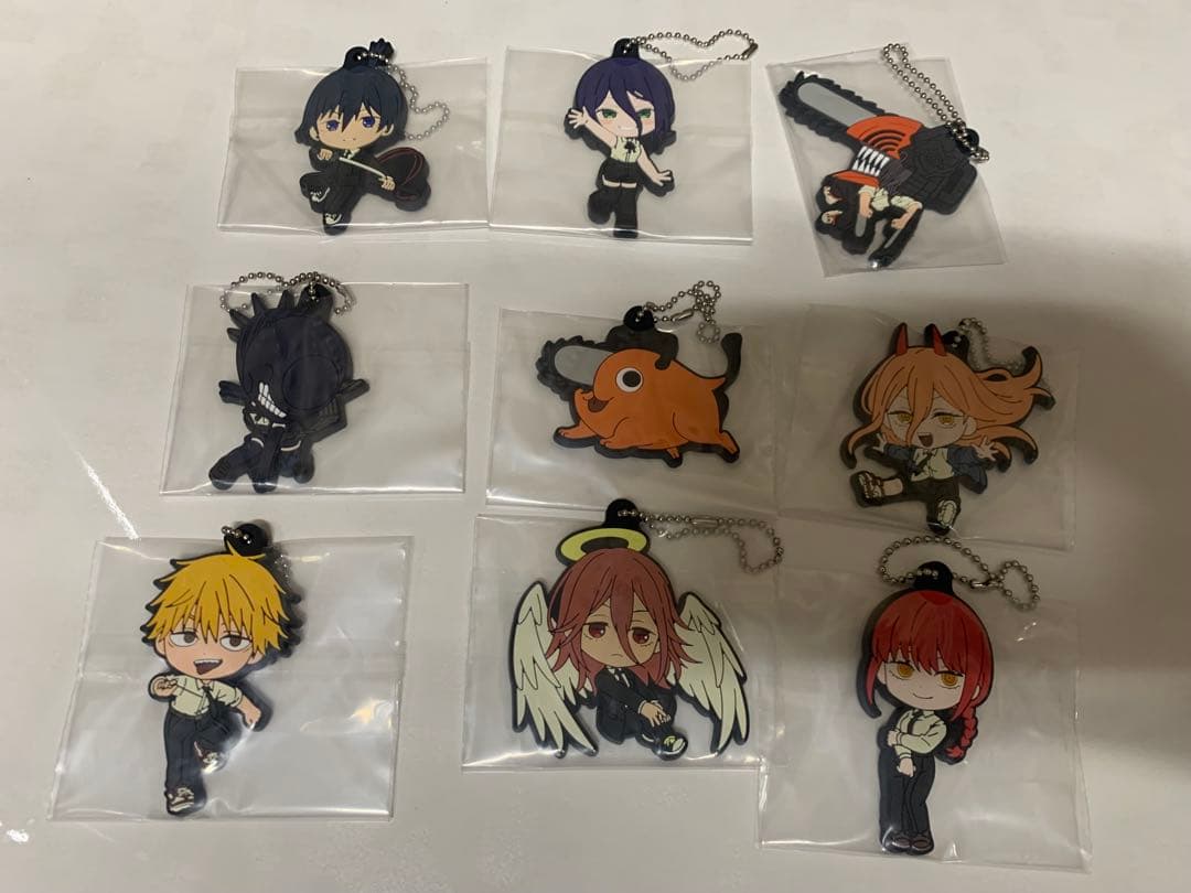 一番くじ チェンソーマン レゼ篇 I賞 ラバーチャーム 9種セミコンプ