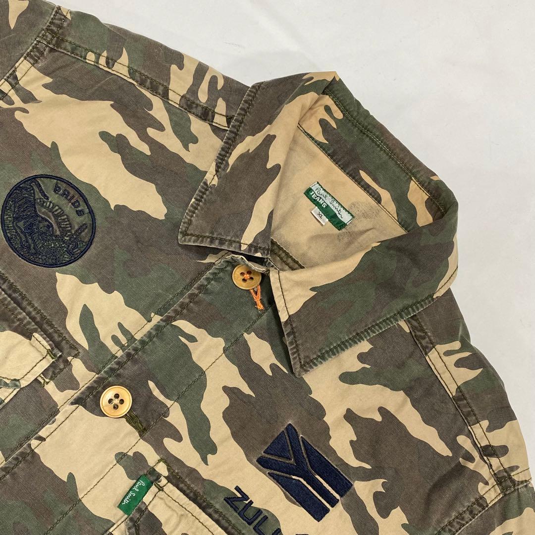 ポールスミス ジーンズ ミリタリー シャツジャケット 迷彩 カモフラ