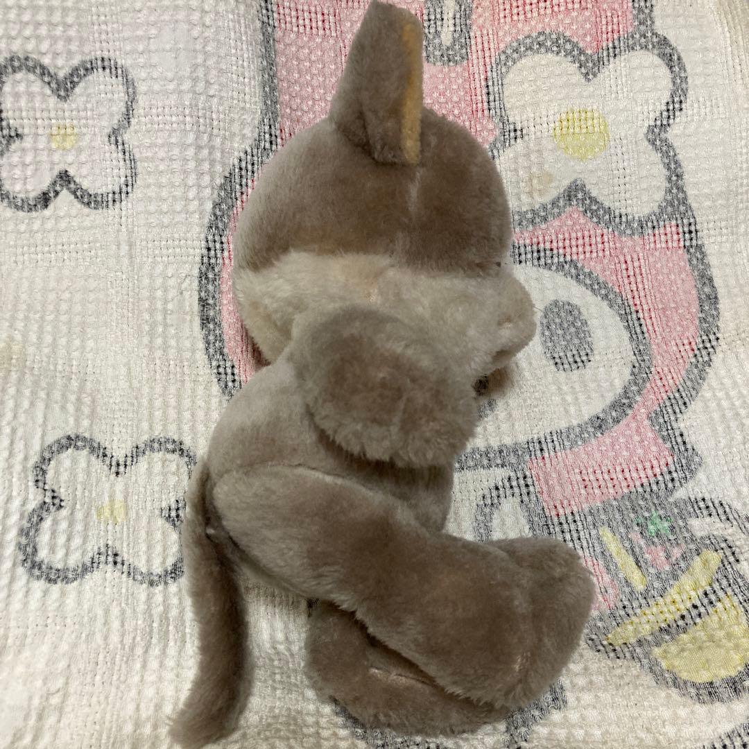 吉徳　昭和レトロ　ヴィンテージ ネコ　ぬいぐるみ　中古品