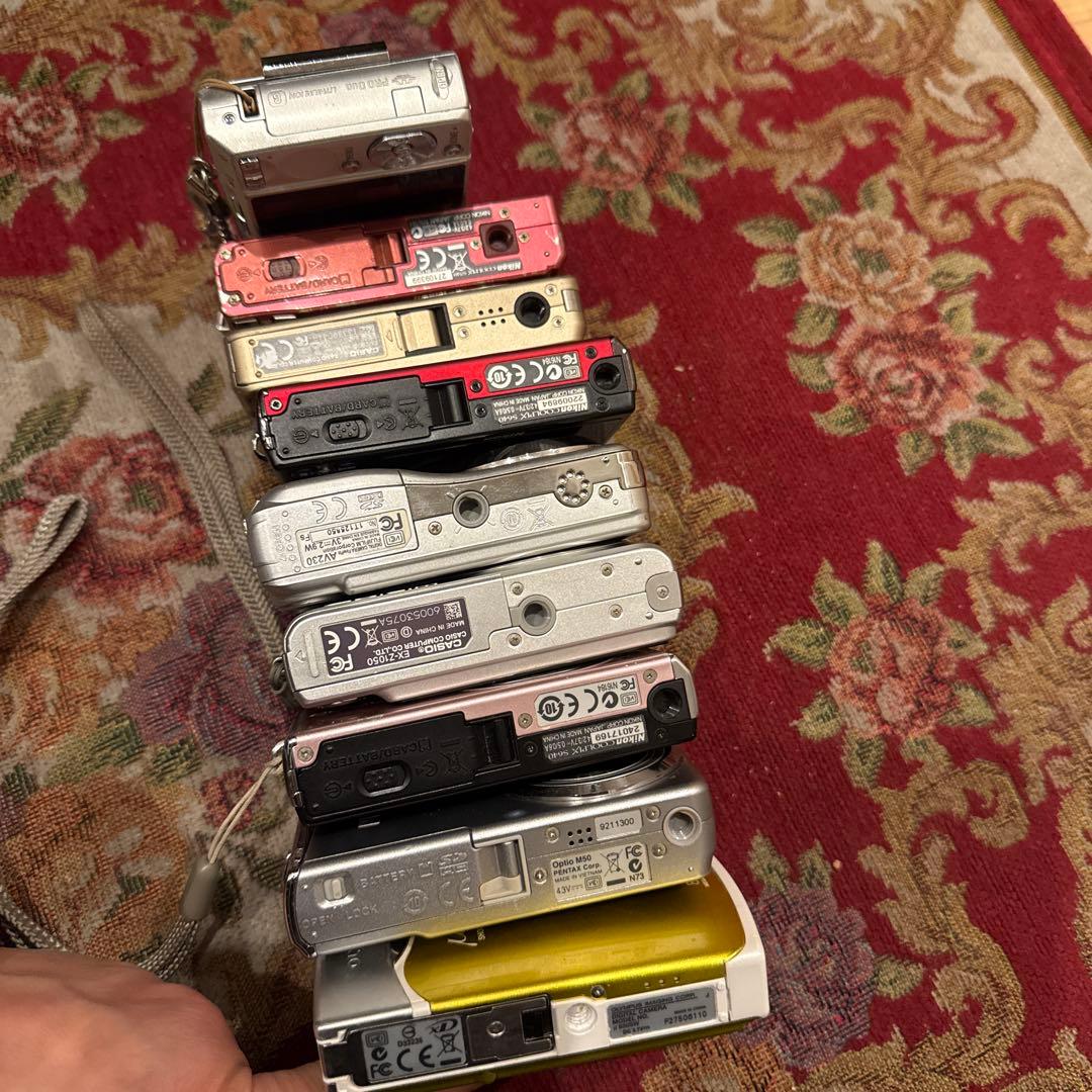 デジカメ　9個まとめ 動作未確認、《ジャンク》